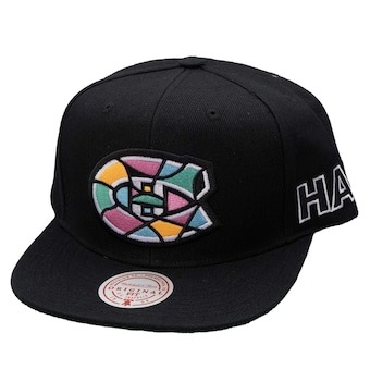 Montreal Canadiens Mitchell & Ness Color Stained Glass Snapback Hat - Black
