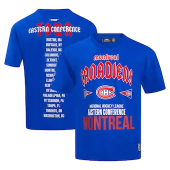 Montreal Canadiens Pro Standard Oversized City Tour T-Shirt - Blue