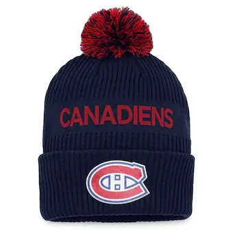 Montreal Canadiens adidas Cuffed - Knit Hat - Black
